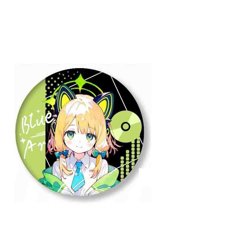 Amazon.co.jp: ブルーアーカイブ 缶バッジ ブローチ バッジ 6個セット